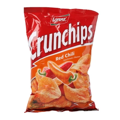 Lorenz Crunchips 75G Red chili  LZCR0043