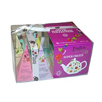 ETS 12 Super Fruits Collection 24G (Szuper Gyümölcstea Válogatás Piramis) (English Tea Shop) /48909/