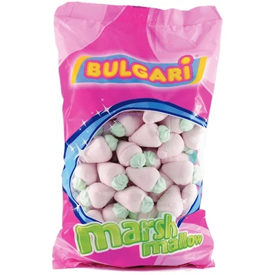 Bulgari 1Kg Töltött Eprek Habcukor Marshmallow Gluténmentes 14005