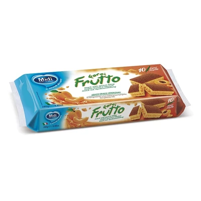 Midi Piskóta Barackos 28G /10Db/(Frutto)