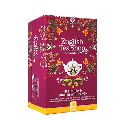 ETS 20 Gyömbéres Barack Bio Tea 40G /29212/ (English Tea Shop)