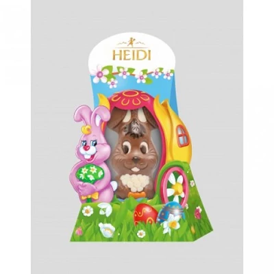 Nyúl 100G Heidi Tejcsokoládé (Ülő) Virágos  414089