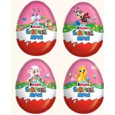 Kinder Maxi Meglepetés Tojás 100G Húsvét Lány 