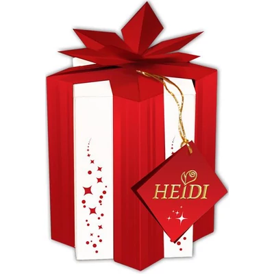Heidi 140G Díszdoboz Csillag/Szív  414133