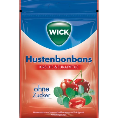 Wick 72G Hustenbonbons Meggy, Eukalpiptusz Cukormentes