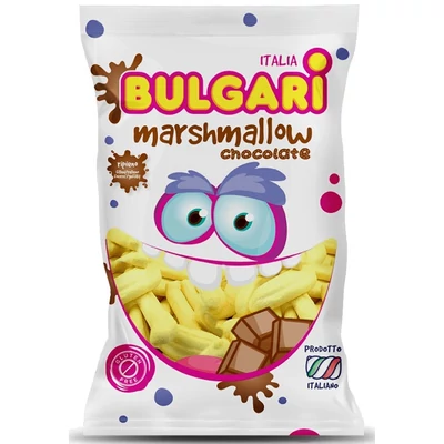 Bulgari 1Kg Banán Csokival Töltött Habcukor (14012)