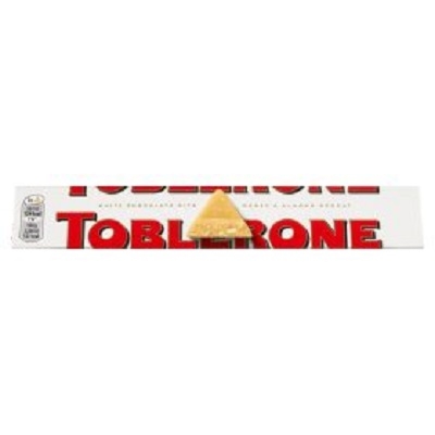 Toblerone svájci fehércsokoládé mézzel és mandulával 100 g