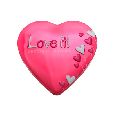 Maitre T. Love It válogatott praliné szív alakú dobozban 100G