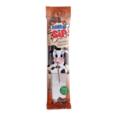 Milky Sip Szívószál 30g Chocolate