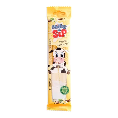 Milky Sip Szívószál 30g Vanillia
