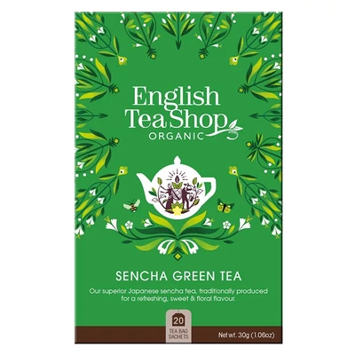 ETS 20 Japán Zöld -Sencha Bio Tea 40G (English Tea Shop)29182