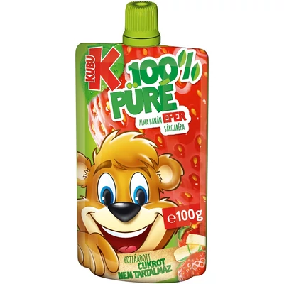 Kubu Püré 100G Alma-Banán-Répa-Eper 100%