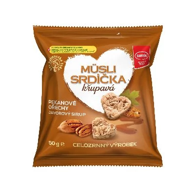 Little Hearts 50G Pekán Dió Juhar Szirup müzli