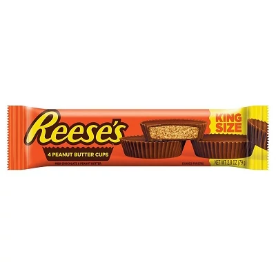 Reeses 79G 4 Peanut Butter Cups King Size (12029)