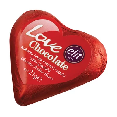 Elit Love Chocolate 21G Szívdesszert  /91005015/