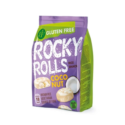 Rocky Rolls 70G Csok.Bev.Puff.Rízs Korong Kókusz