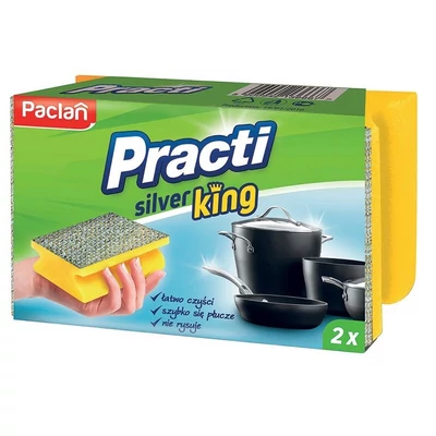 Paclan Practi Silver King Szivacs 2db-os