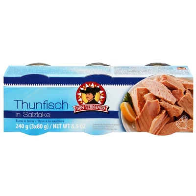 Don F. 240G Thunfisch in Salzlake 3x80G /85665/