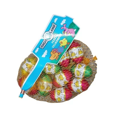 Tojás Hálos 60G Chocoland Tejcsoki-Mogyorókrémmel töltve