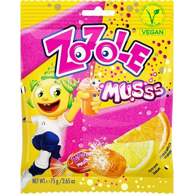 Zozole 75G Musss Töltött Keménycukor Citrom-Narancs