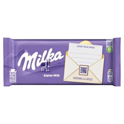 Milka alpesi tejcsokoládé 100G