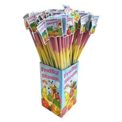 Sweet'N Fun Fruity Straws 12G
