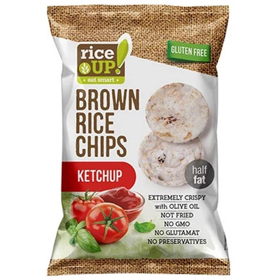 Rice Up 60G Brown Rice Chips Ketchup