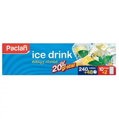 Paclan Jégkockakészítő Önzáródó 240+48Db-os Ice Drink (12*24)