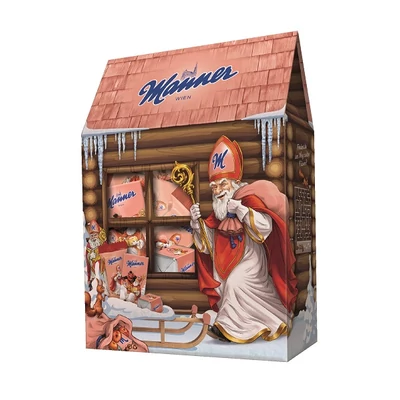 Manner 130G Mikulás Ház 10db Mini Termékkel Töltve