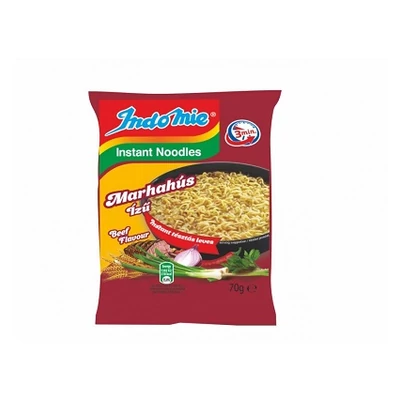 IndoMie 70G Instant Leves Marhahús ízű
