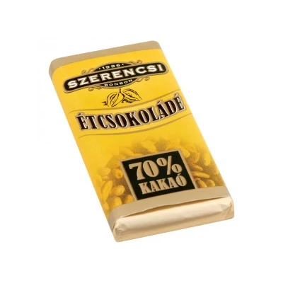 Szerencsi Étcsokoládé 20G 70% Kakaó