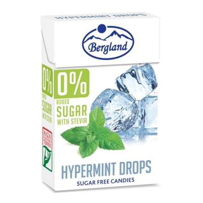 Bergland Drops 40G 0% Cukor Hypermint