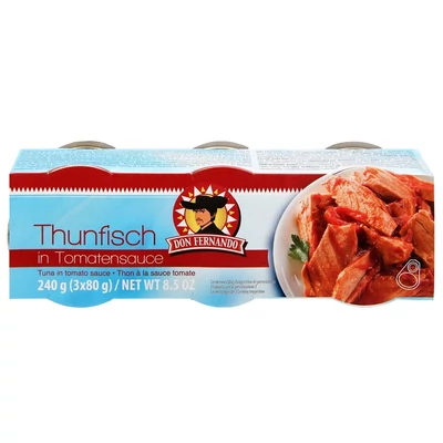 Don F. 240G Thunfisch in Tomatensauce 3x80G  /85663/