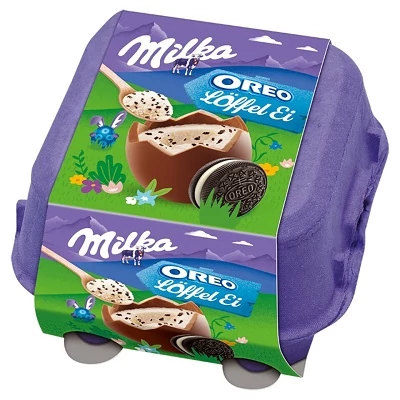 Tojás 128G Milka Spoon Oreo 