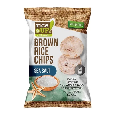 Rice Up 60G Brown Rice Chips Tengeri Sós