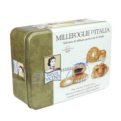 Vicenzi 375G Millefoglie  Fémdoboz VICE1023