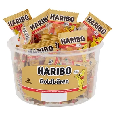 Haribo 500G Goldbaren 50*10g Hengerben