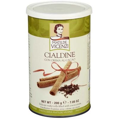 Vicenzi 200G Cialdine Cacao Fémdoboz VICE1021