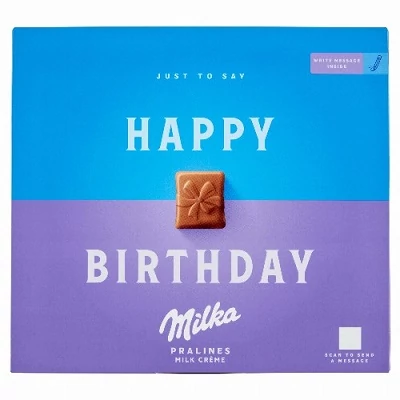 Milka Desszert 110G Happy Birthday Praliné Tej Krémmel