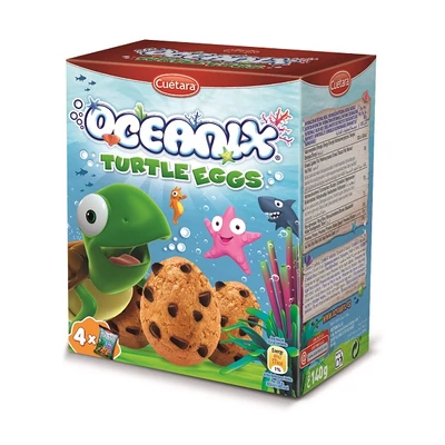 Oceanix 140G Teknőstojás Csokoládédarabos Keksz