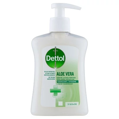 Dettol Kézmosó Gél 250Ml  Hidratáló Aloe Vera