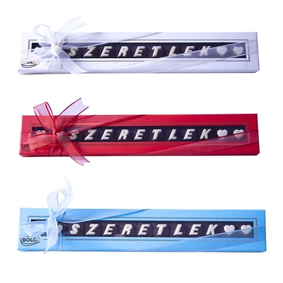Bolci 78G Letters Szeretlek Piros,Kék,Fehér //