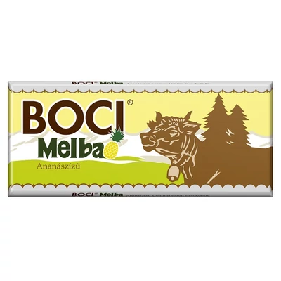 Boci Melba Ananász ízesítésű étcsokoládé 90G