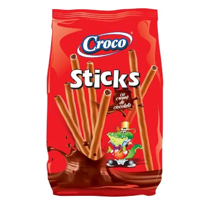 Croco Sticks 80G Ropi Csokoládé Krémmel Töltve 