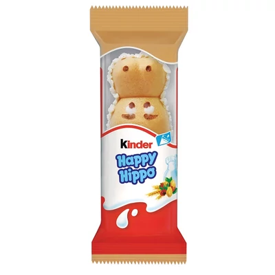 Kinder Happy Hippo Ropogós ostya tejes és mogyorós krémmel töltve 20,7G