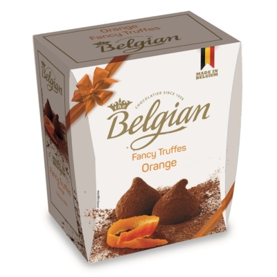 Belgian Fancy Truffles naranccsal töltött belga csokoládé bonbon 200G