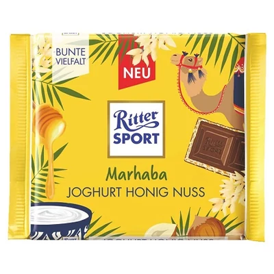 Ritter Sport 100G Joghurt Honig Nuss Marhaba