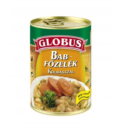 Globus 400G Babfőzelék Kolbásszal