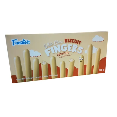 Fundiez 115G Fingers Fehércsokis 44799