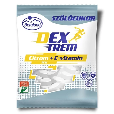 Bergland Szőlőcukor 70G Citrom + C Vitamin